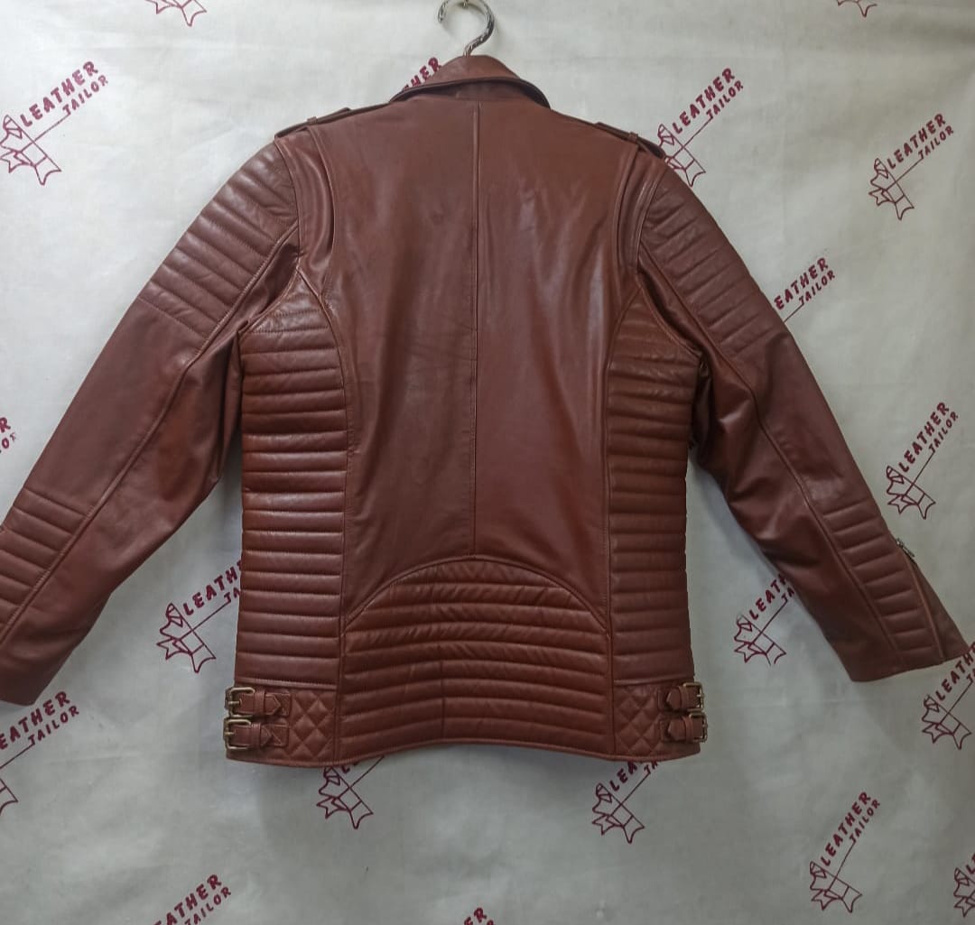 Menz Designed Leather Jacket - Image 5