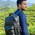 Leather Bag pack For Men's